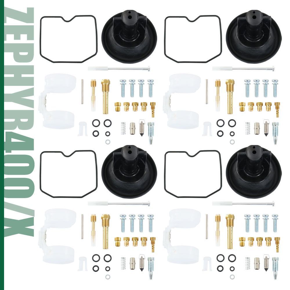 ゼファー400 ゼファーχ ZR400C キャブレター リペアキット C1～C7 89～95 G1～G9 96～05 純正互換 1台分 オーバーホールキット ダイヤフラム ZEPHYR400 ZEPHYRχ