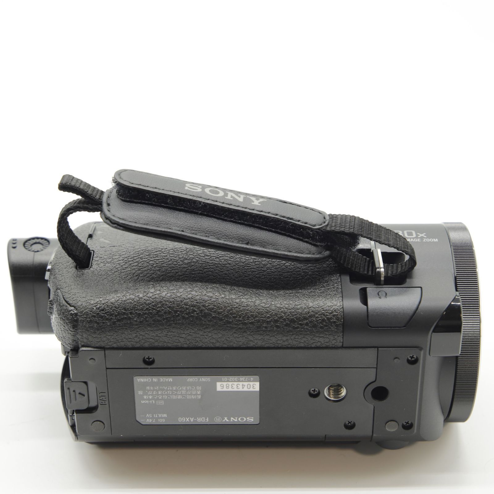 SONY SONY ソニー 4K ビデオカメラ Handycam FDR-AX60 ブラック 内蔵メモリー64GB 光学ズーム20倍 空間光学手ブレ補正 FDR-AX60 WWW_SMP1DAWEKUDUS_SCH_ID