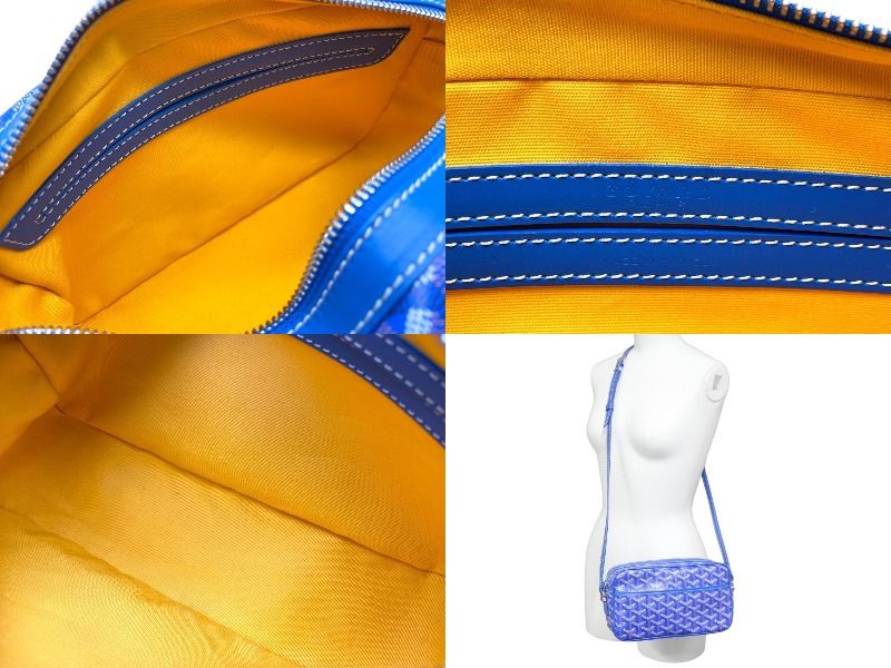 新品同様 GOYARD ゴヤール ショルダーバッグ カップヴェールPM ブルー