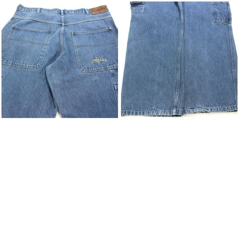  00 s デニム バギー ペインターパンツ メンズ XLサイズ相当 ビッグサイズ オーバーサイズ ペインターパンツ パンツ