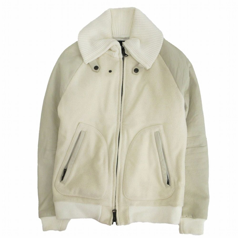 1PIU1UGUALE3 ウノ ピゥ ウノ ウグァーレ トレ  CASHMERE MELTON VESPA DONKEY ZIP STADIUM ドンキージップ スタジアムジャケット