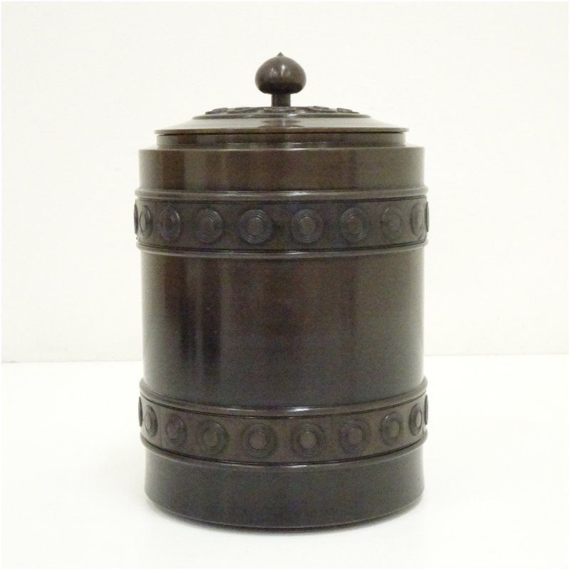 風炉師 鳳泉造 唐銅皆具（共箱） 茶道 茶道具 おしゃれ セット 一式