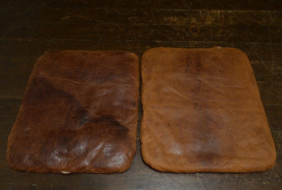 古民藝 古い革座布団