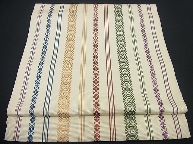 平和屋1□極上 1897年創業 名門岡野 本場筑前博多織 千年工房 八寸