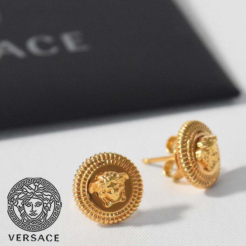 無地・新色登場！ 【値下げ】ヴェルサーチ Versace ピアス メデューサ