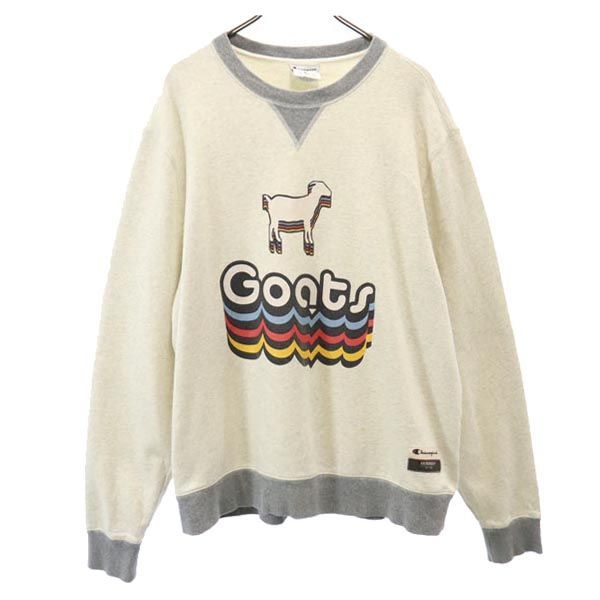 チャンピオン スウェット 3XL グレー系 Champion 長袖 トレーナー 裏起毛 メンズ 【中古】  【230510】