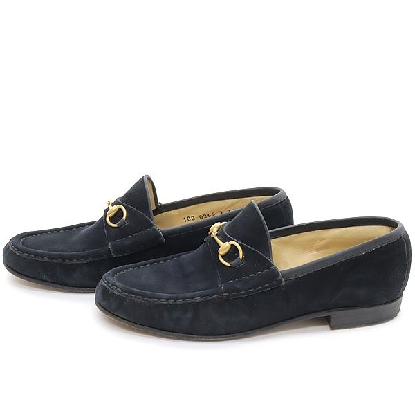 大幅値下げ】GUCCI グッチ スエード ローファー 25.5 白