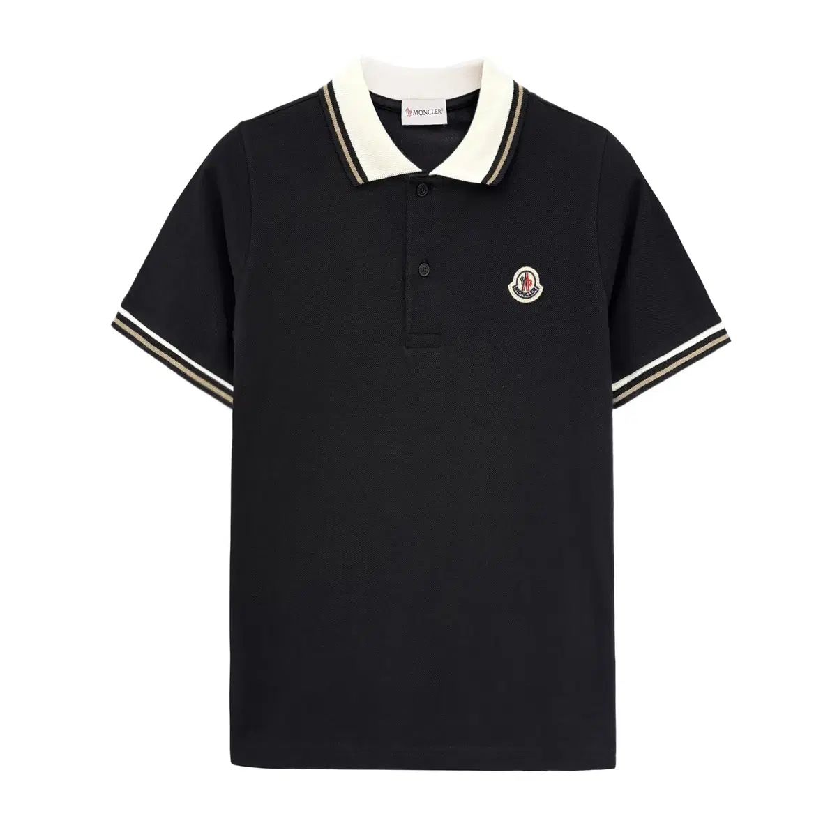 本物 MONCLER モンクレール キッズ パッチ ロゴ カラーTシャツ 8A00008 999