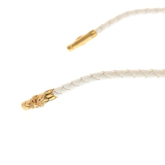 CHROME HEARTS (クロムハーツ) QUIM ティアドロップ レザーテンプル  