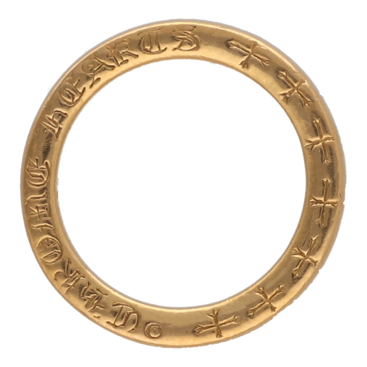 【T.K.M】Chrome Hearts NTFLリング 22K 8号 楽天市場】【中古】 CHROME HEARTS クロムハーツ NTFL リング 8号 22K