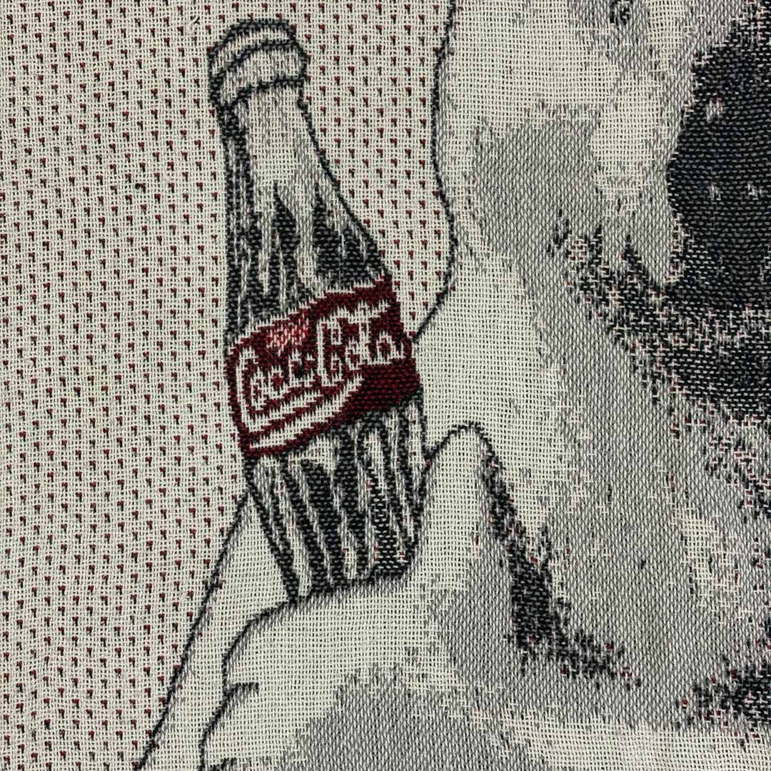 90s Coca Cola　コカコーラ　vintage ラグ　マット　カーペット 90s Coca Cola コカコーラ vintage ラグ マット カーペット