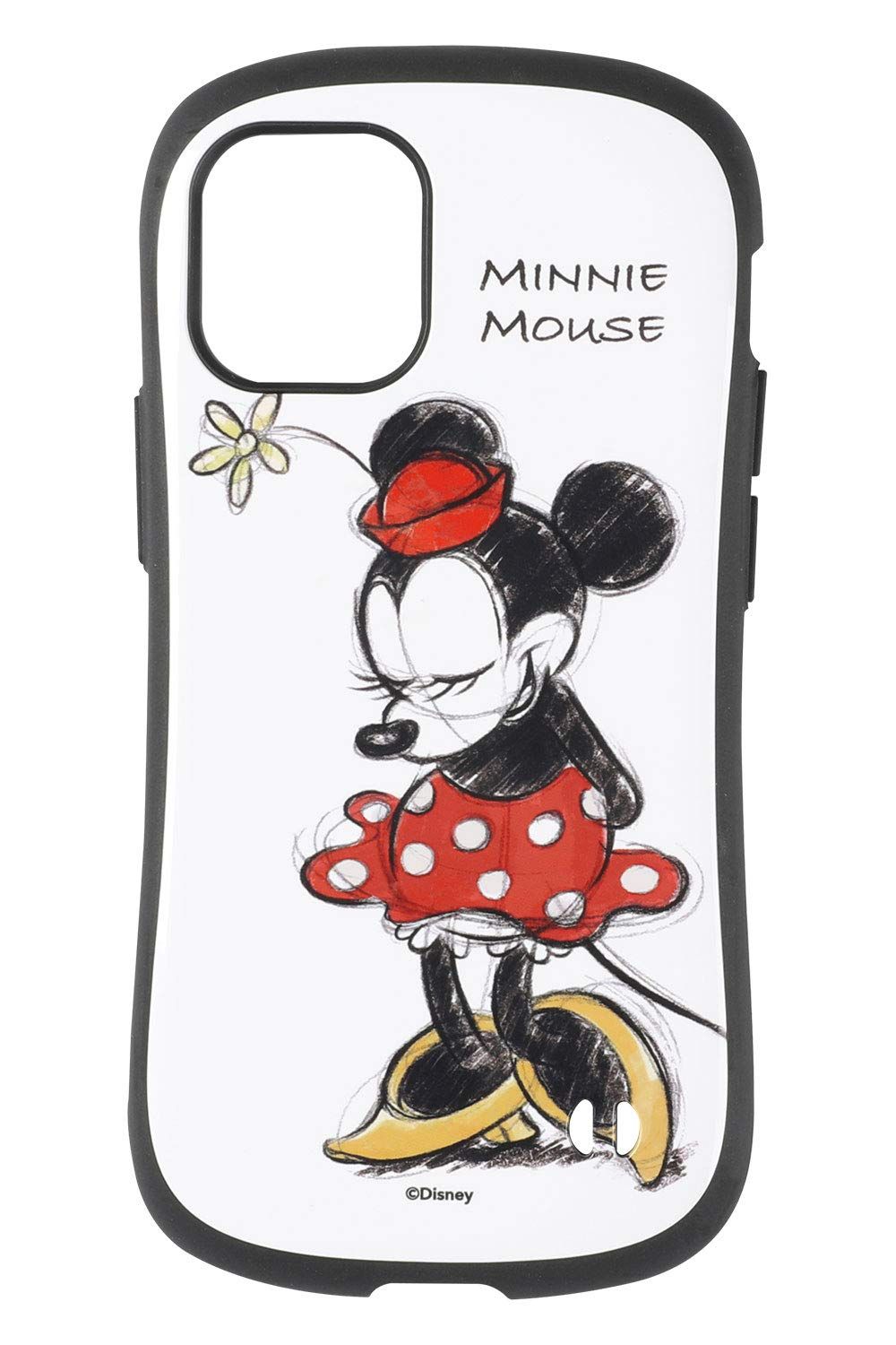 iFace First Class ディズニー iPhone 12 mini ケース [ミニーマウス/スケッチ] [ミニーマウス/スケッチ] [iPhone 12 mini]