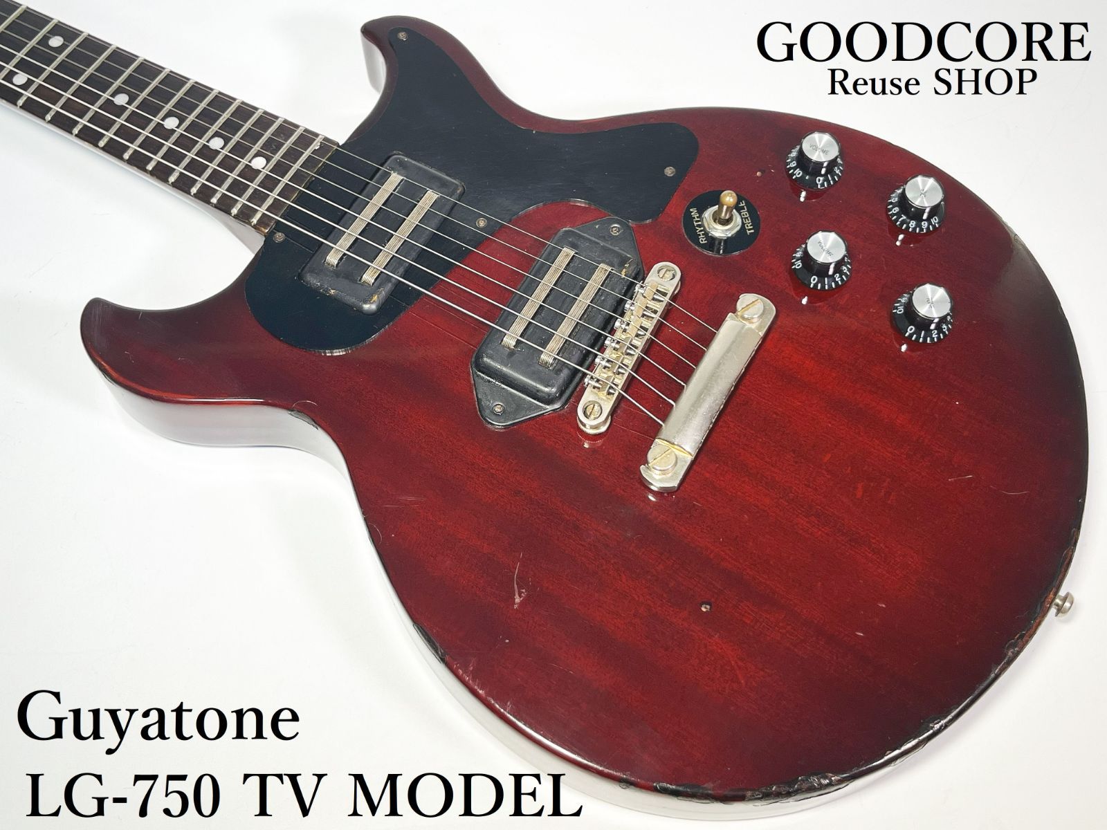 Guyatone グヤトーン LG-75 60年代製 グヤトーン LG-75を再生する。 - First Touch ギターリペア