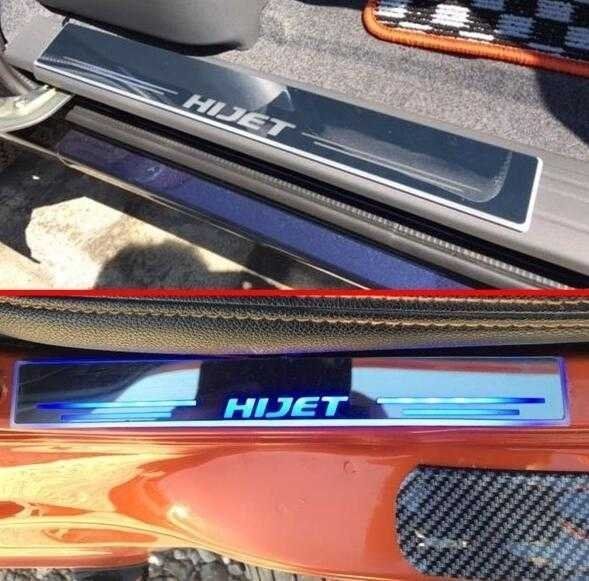 ハイゼット HIJET LED スカッフプレート 青 流れる シーケンシャル