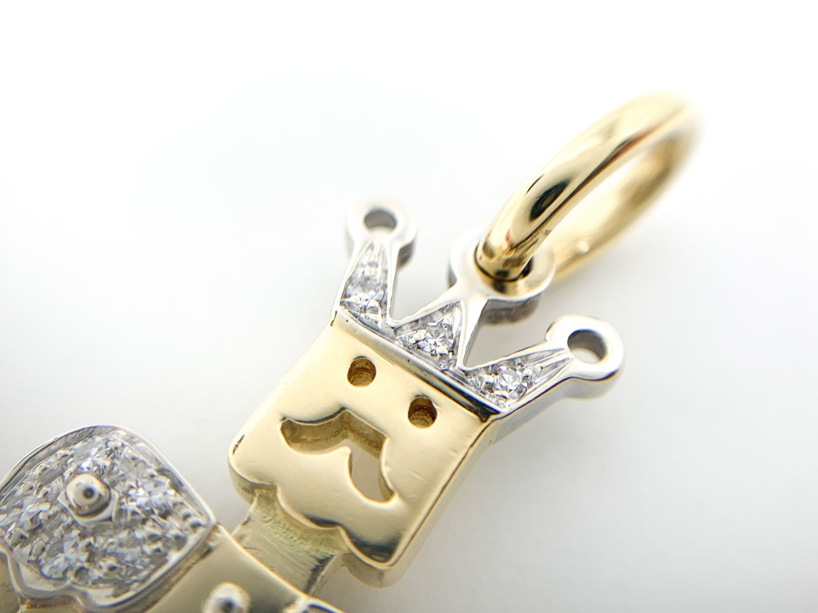 ポメラート ペンダントトップ ダイヤ ダイヤモンド クイーン K18YG Pomellato - ポメラート ペンダントトップ ダイヤ シングルカット 人形