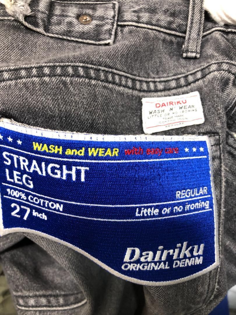 【スラッシャー無】DAIRIKU Straight Denim Pants 512103 23ss DAIRIKU Straight Denim Pants 【公式通販】