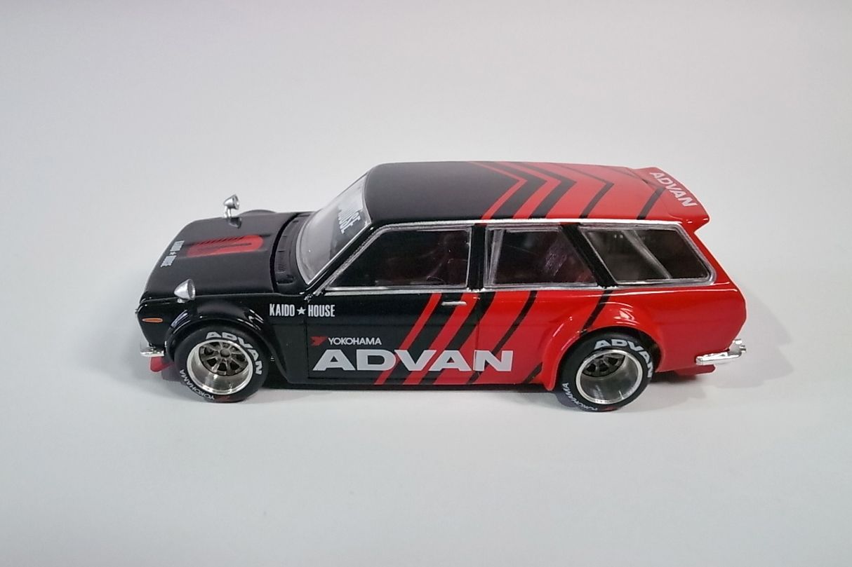 KAIDO HOUSE ミニGT DATSUN 510 WAGON ADVAN ダットサン 510 ワゴン