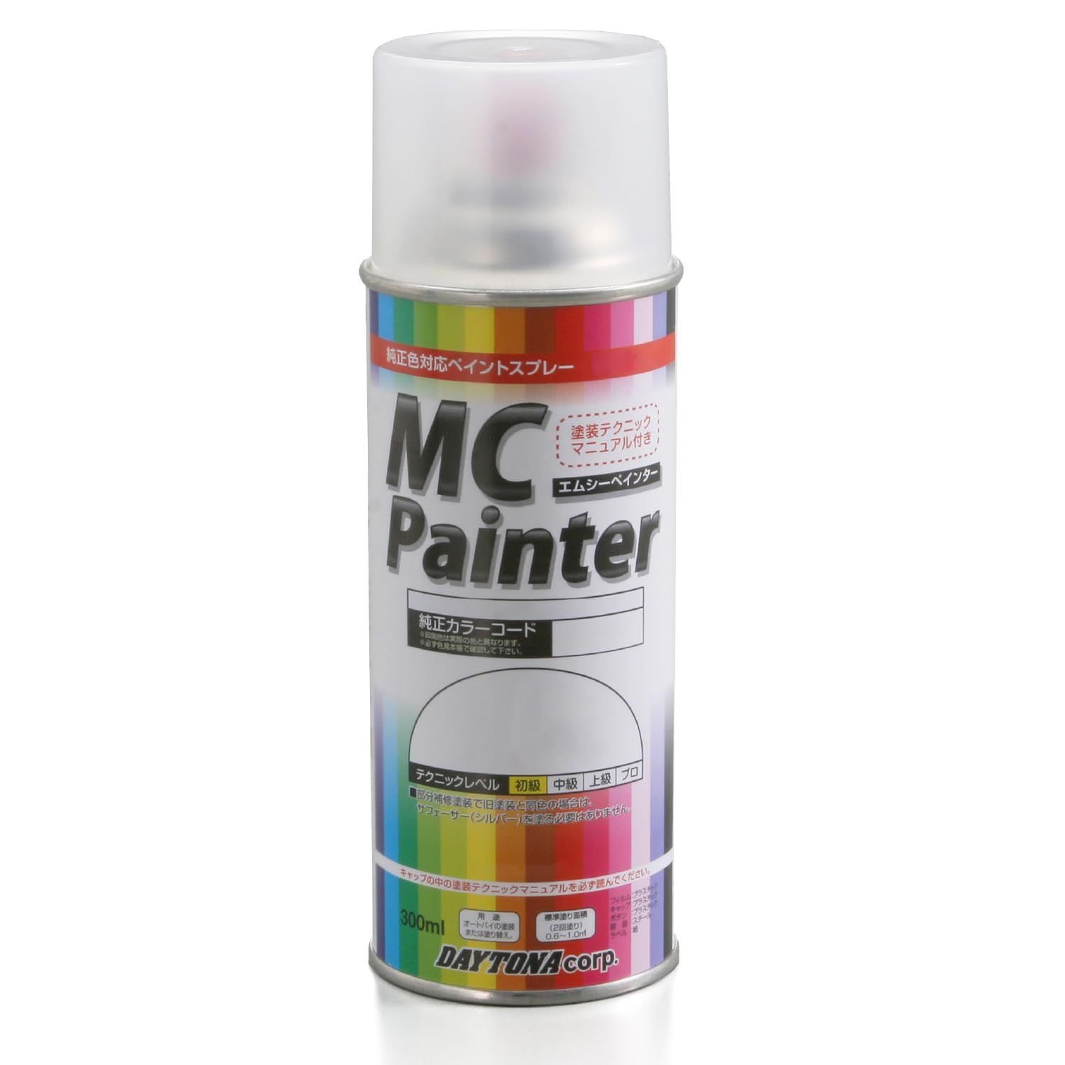 新品 デイトナ(Daytona) バイク用 スプレー塗料 300ml MCペインター H75 ホンダ用 カラーコード/GY-124 カムフラージュグリーン 41590