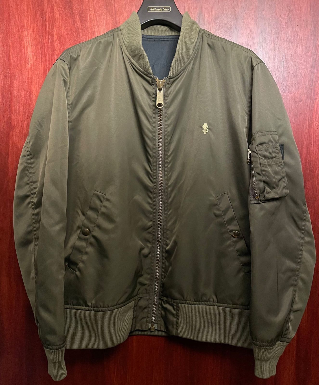 レア SWAGGER ラインストーン付きリバーシブル仕様 MA-1