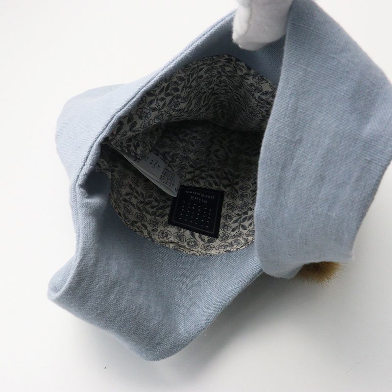 極美品 2024SS ミナペルホネン mina perhonen usa bag small size 