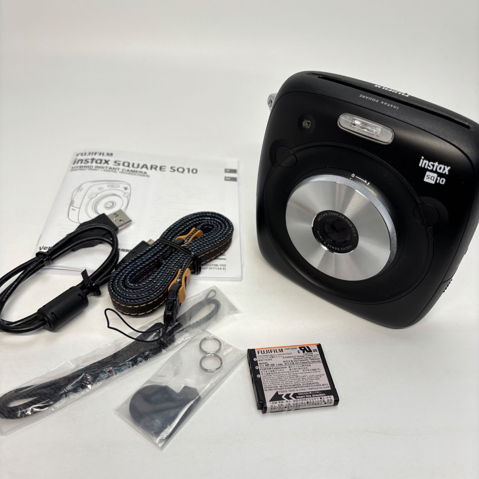 デジタルチェキ SQUARE instax SQ10 ブラック 本体 おまけ付き