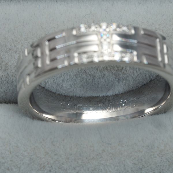 エルメス リング ダイヤ ダイヤモンド キリム 50号 K18WG #166681  