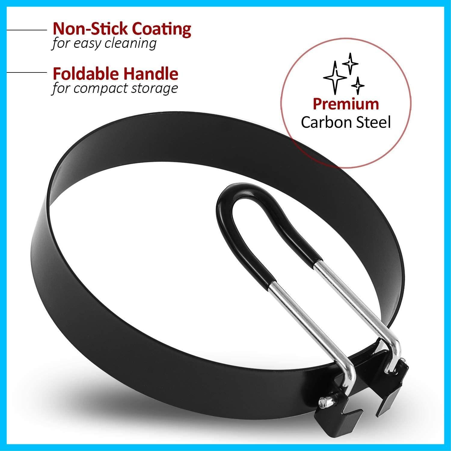 数量 セット オムレツ用 目玉焼き パンケーキ型 卵料理に ステンレススチール エッグリング