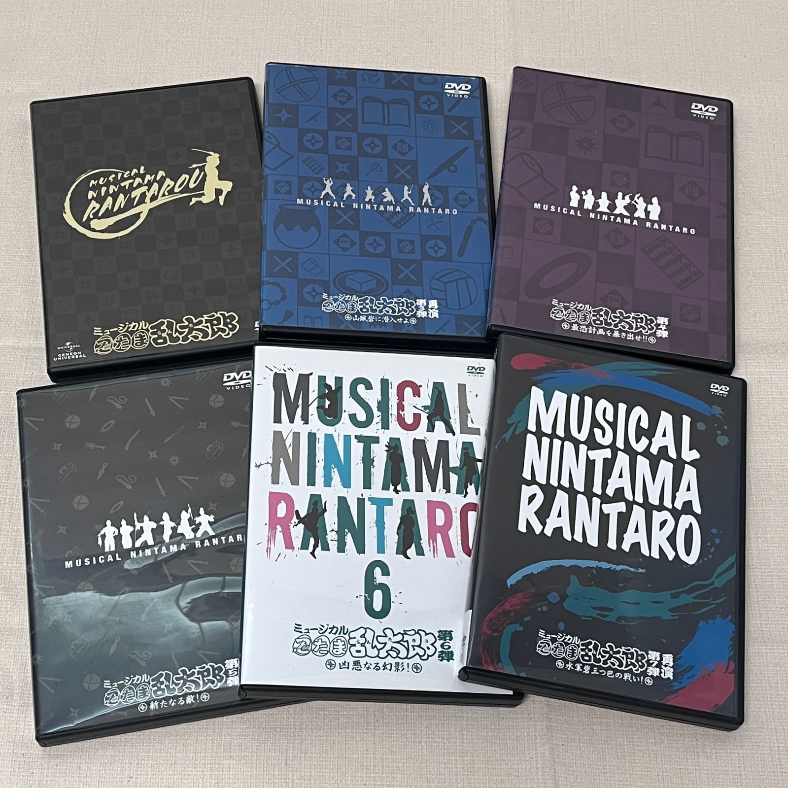 中古品】忍たま乱太郎 ミュージカル きせよ DVD 第1、3、4、5、6、7弾 