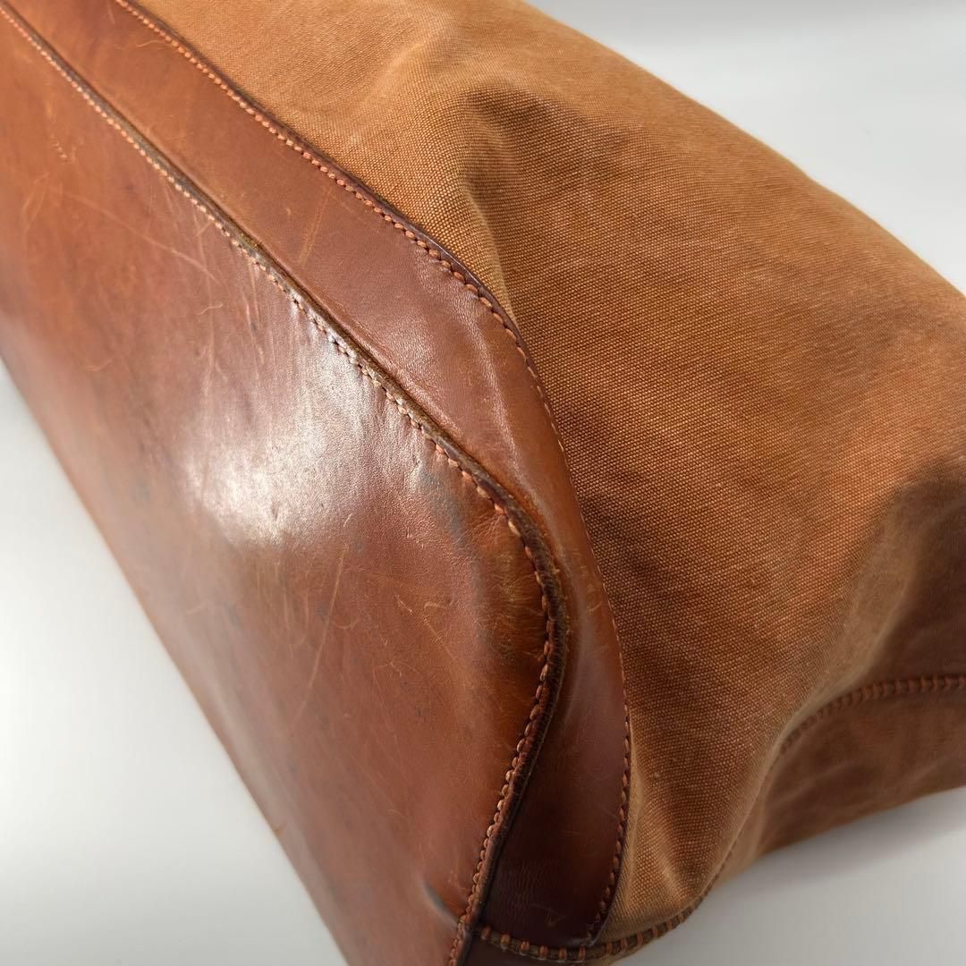 アンリークイール 2way レザー ボストンバッグ ビーズ