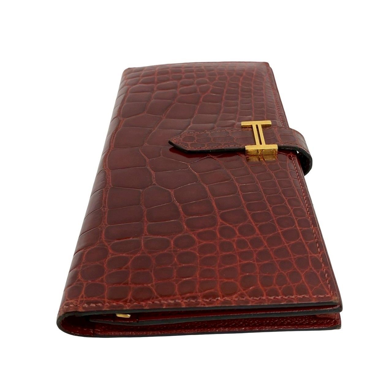 極 美品 □L刻印 HERMES エルメス ベアンスフレ ロゴ 金具