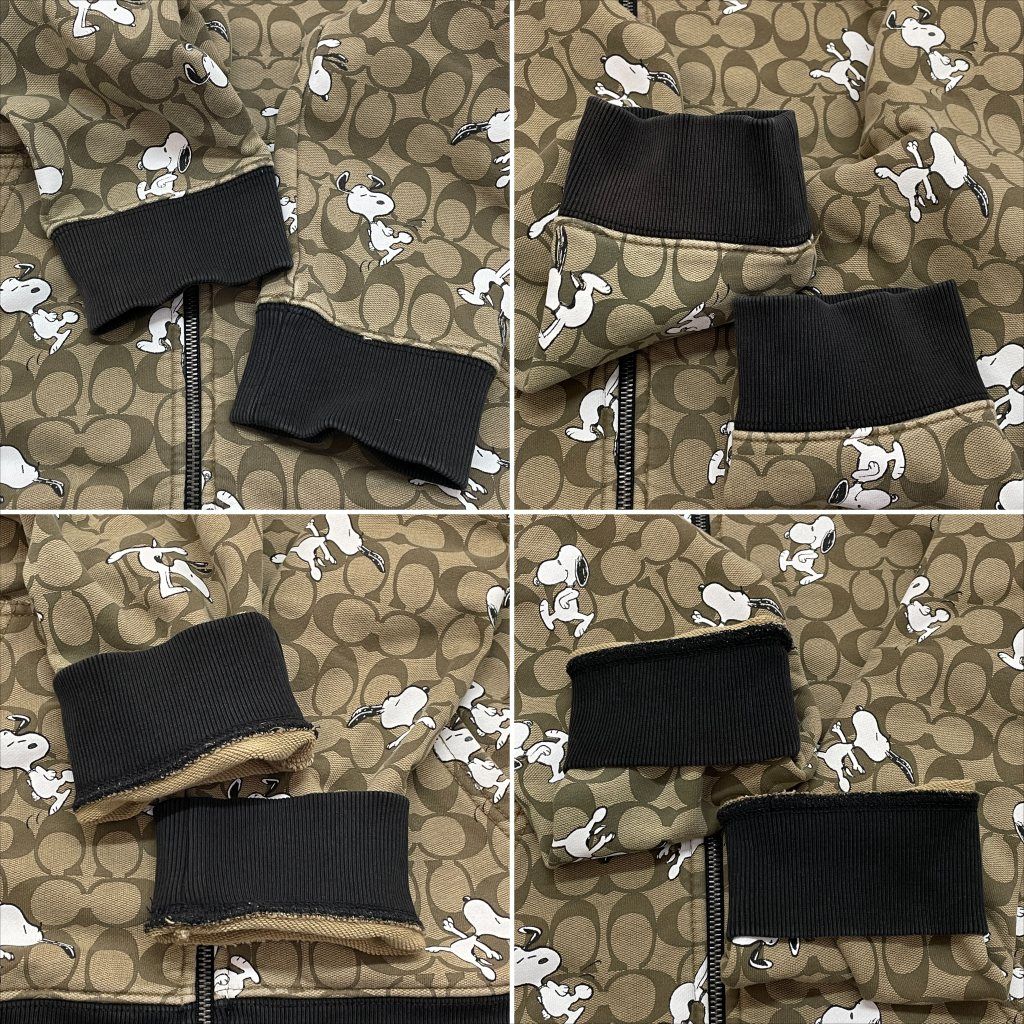 COACH コーチ×PEANUTS スヌーピーシグネチャー ジップアップパーカー COACH® Outlet | Coach X Peanuts Signature Snoopy Hoodie