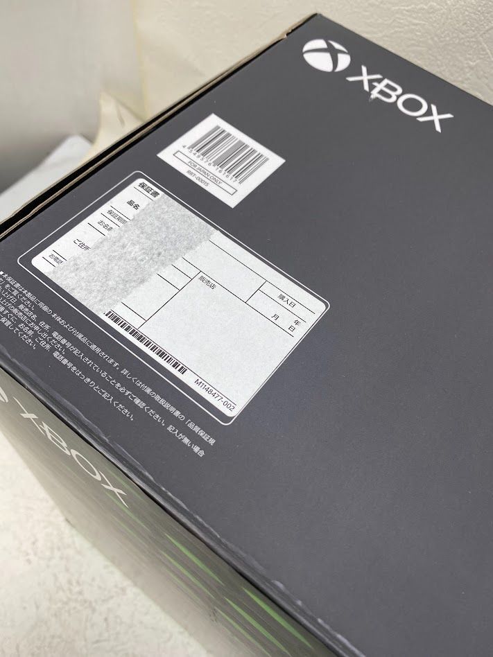 開封済・未使用品】Xbox Series X RRT-00015 K0213 0215ML006