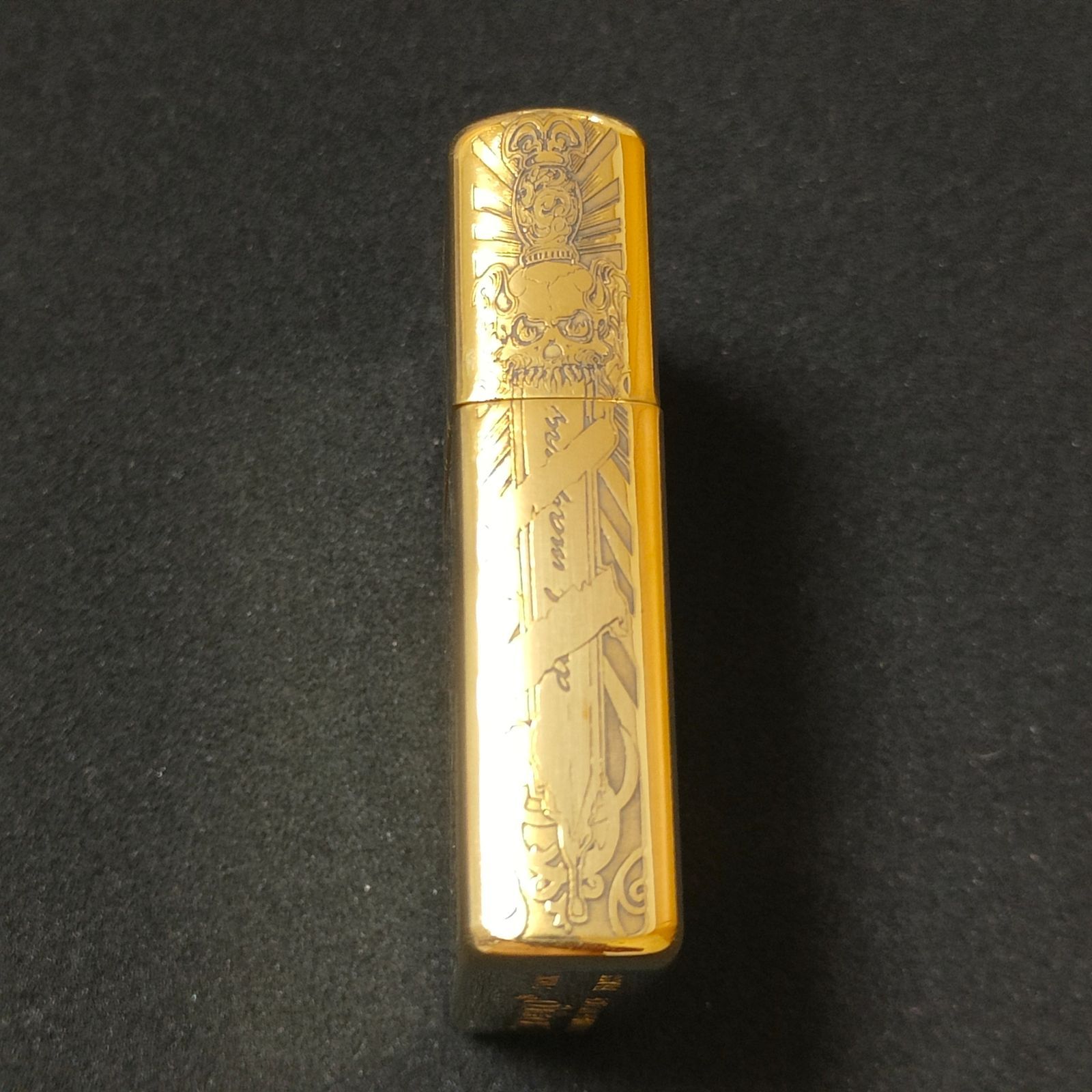 コレクションZORRO ブラスオイルライター 美女デザイン ゴールド ZORRO