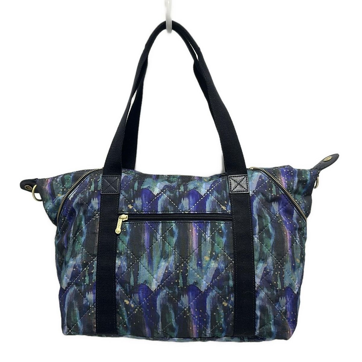 新品未使用品　Kipling ネイビーボストンバッグ Kipling(キプリング) ボストンバッグ美品 - パープル×ダーク