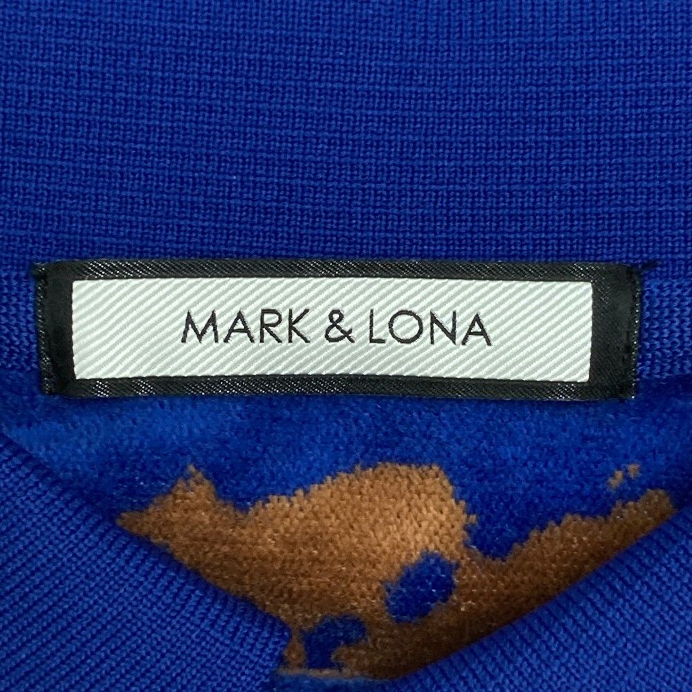 サイズ：46 MARK&LONA マークアンドロナ  半袖ポロシャツ パイル  ベージュ系 [240101442662] ゴルフウェア メンズ ストスト サイズ：46 MARK&LONA マークアンドロナ 半袖ポロシャツ パイル