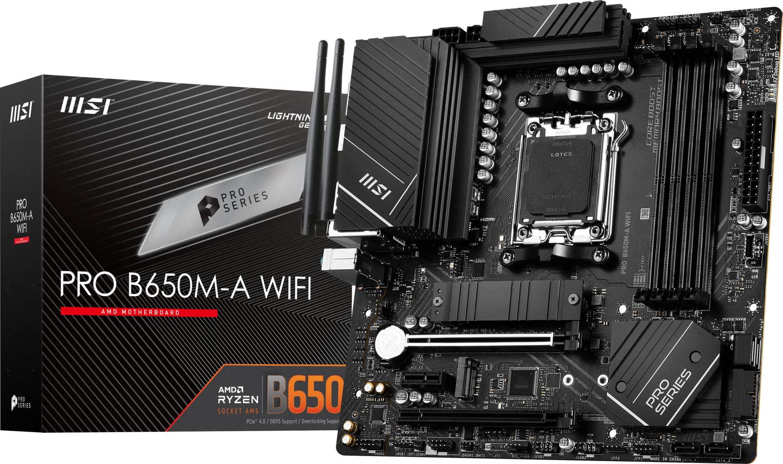 PRO B650M-A WiFi ProSeries マザーボード AMD Ryzen 9000|8000|7000 シリーズ Proce