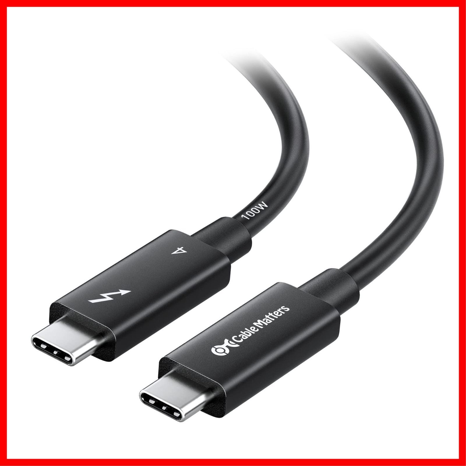 【セール中】【Intel Thunderbolt 認証取得】Cable Matters Thunderbolt 4 ケーブル 2m