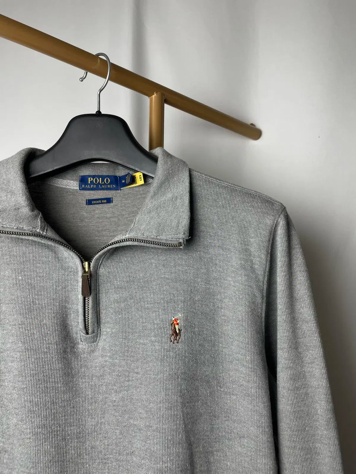 M POLO RALPH LAUREN ポロラルフローレン エスタトリップ ハーフジップ