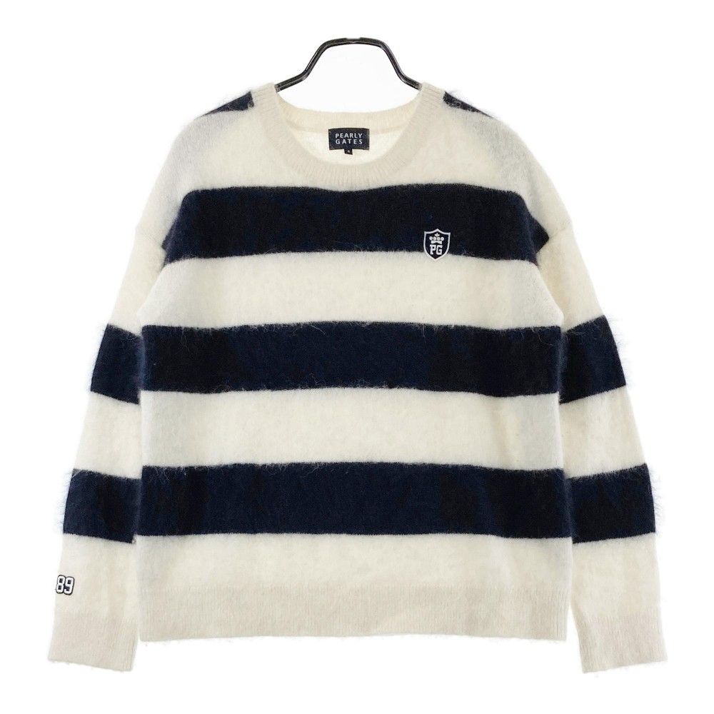 サイズ：2 PEARLY GATES パーリーゲイツ アルパカ混 ニットセーター