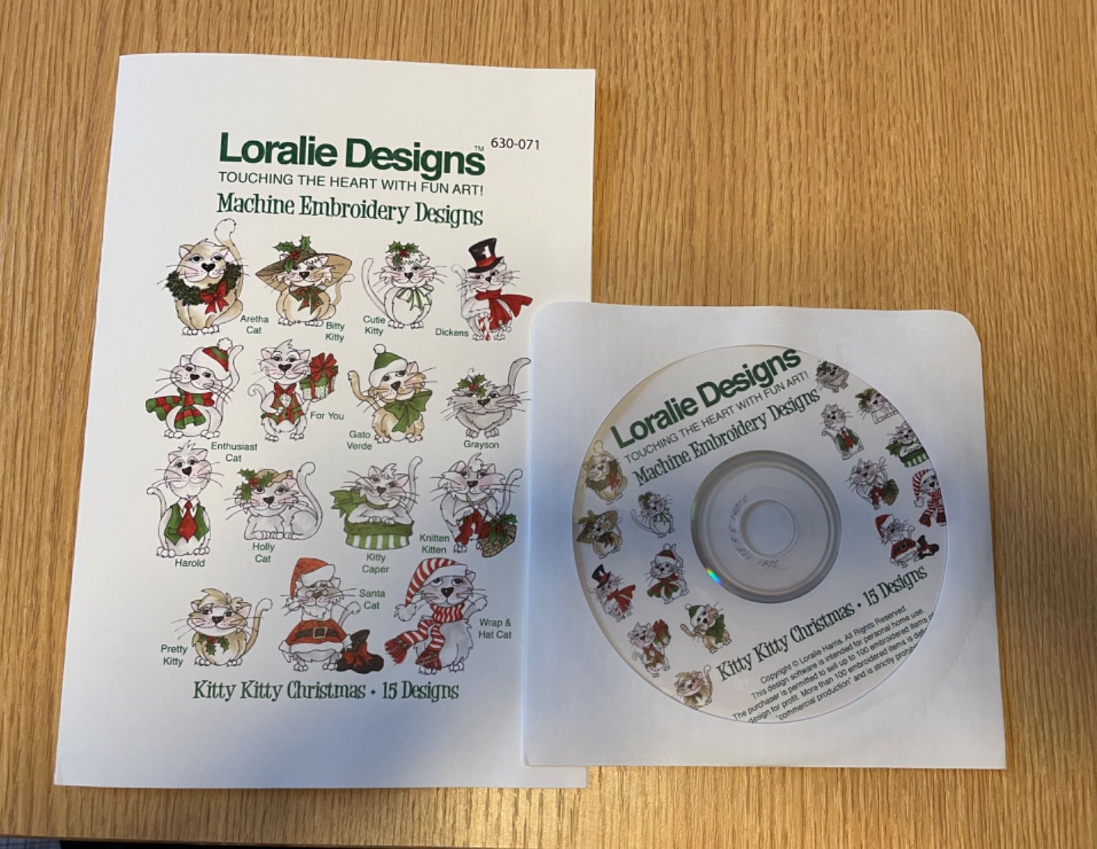 Loralie Designs CD  KittyKitty Christmas-2