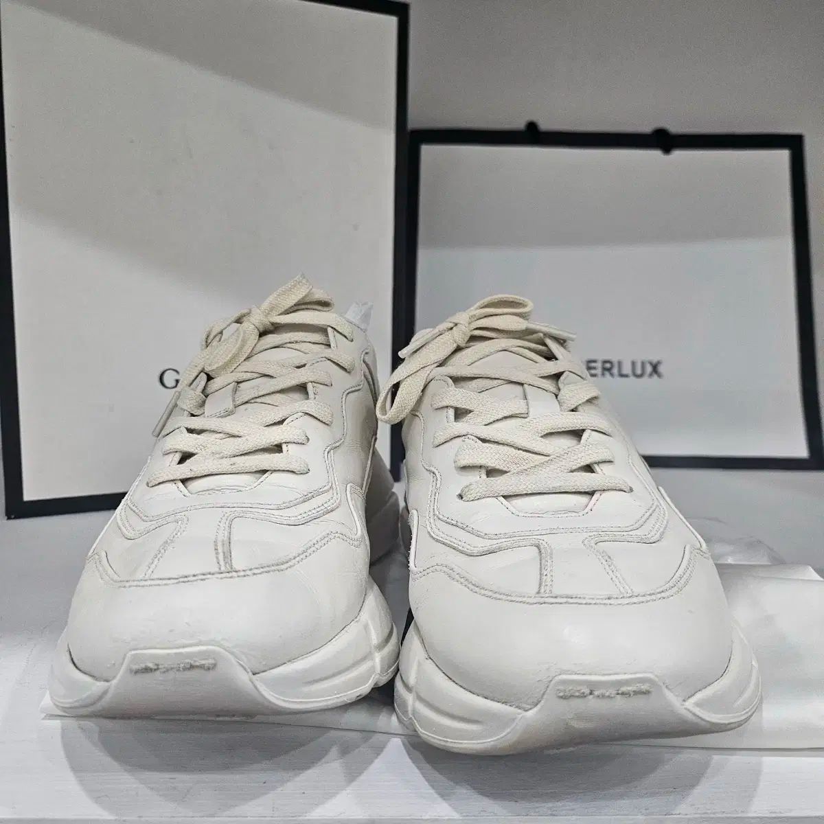 グッチ シェリーラインロゴ ライトン スニーカー (8size) - メルカリ