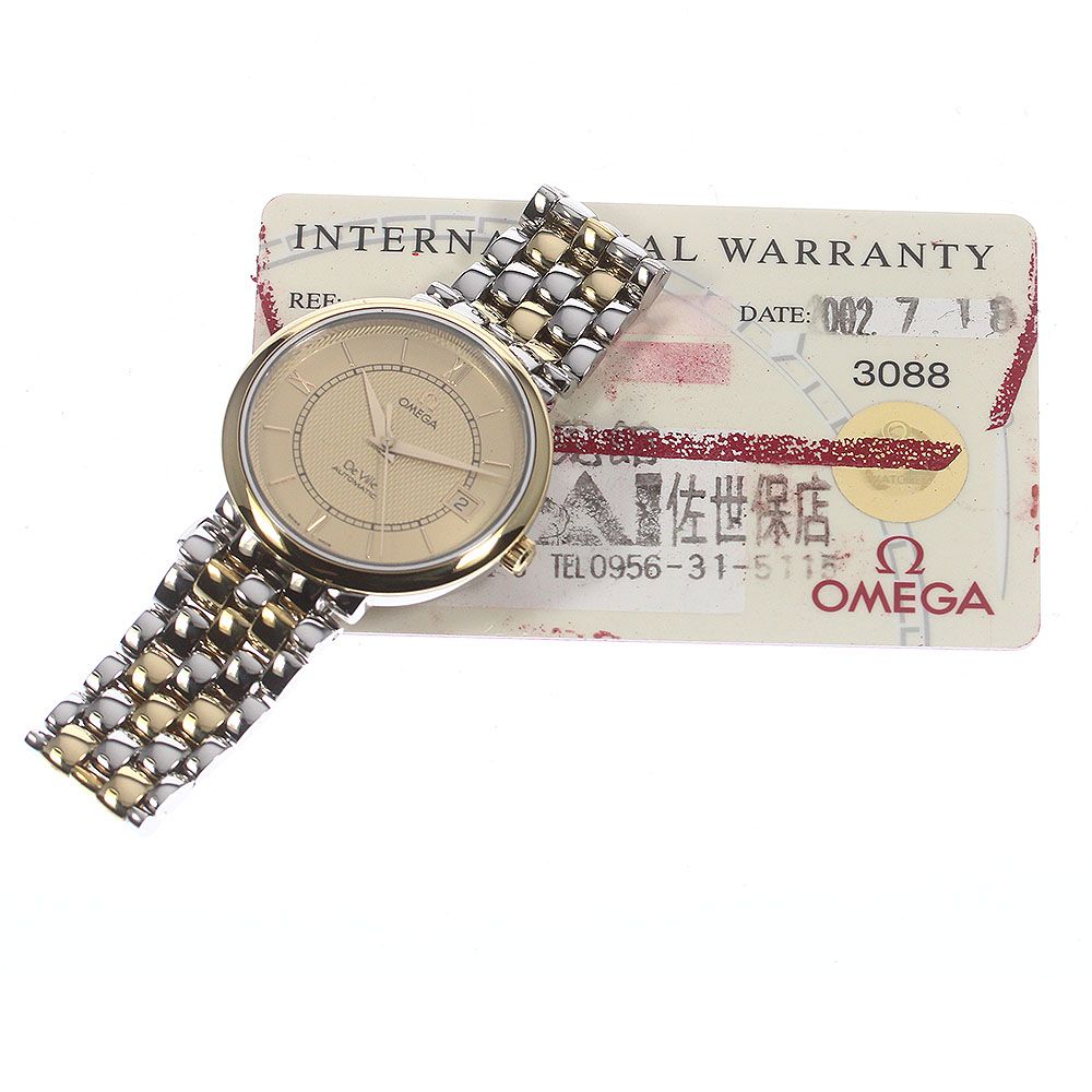 オメガ OMEGA デビル クラシック デイト 自動巻き メンズ良品