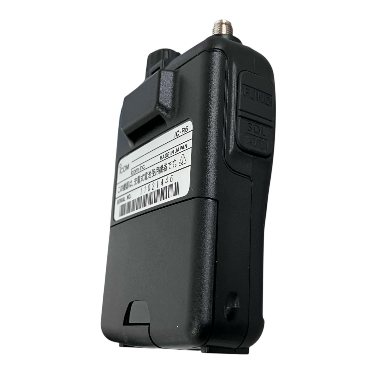 140199 現状品 ICOM アイコム 広帯域受信機 AM/FM/WFM IC-R6