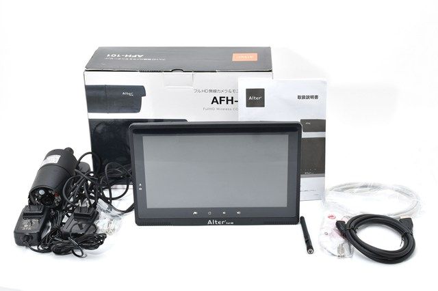 キャロットシステムズ alterplus AFH-101｜フルHD無線カメラ＆モニターセット｜高画質×ワイヤレス接続｜屋外監視 防犯に最適