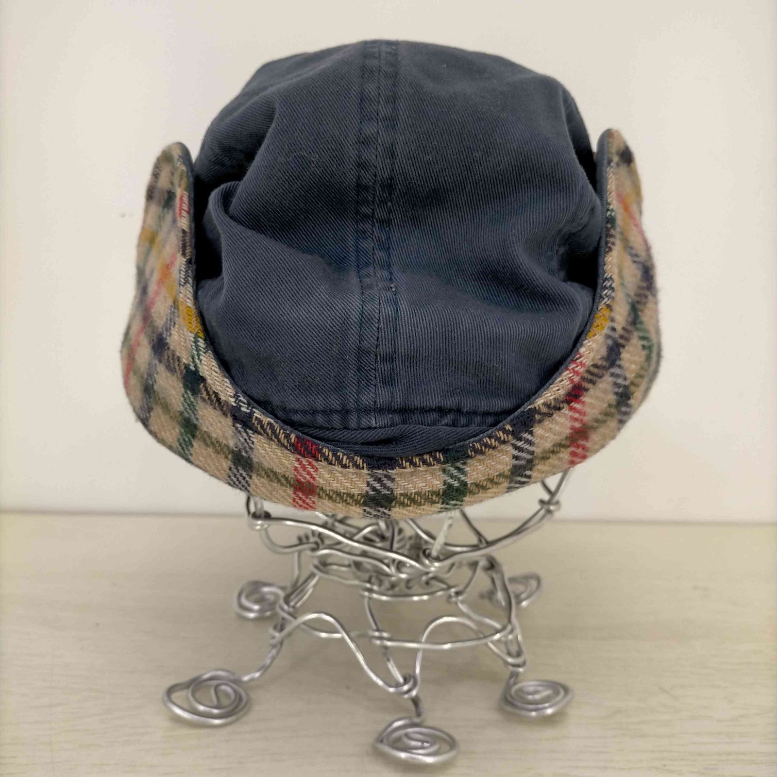 stussy チェックフライトキャップ
