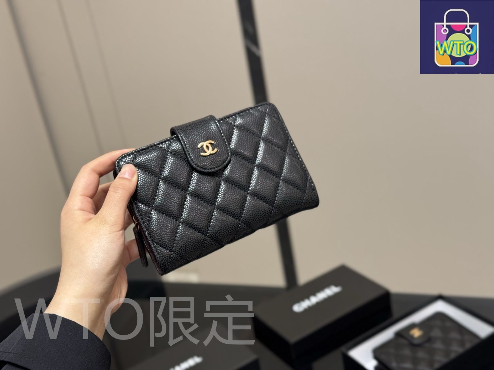 【スマートなお財布◎】CHANEL マトラッセ ショート ウォレット 今日特価】Chanel ショートウォレット（全皮）Elegant Design