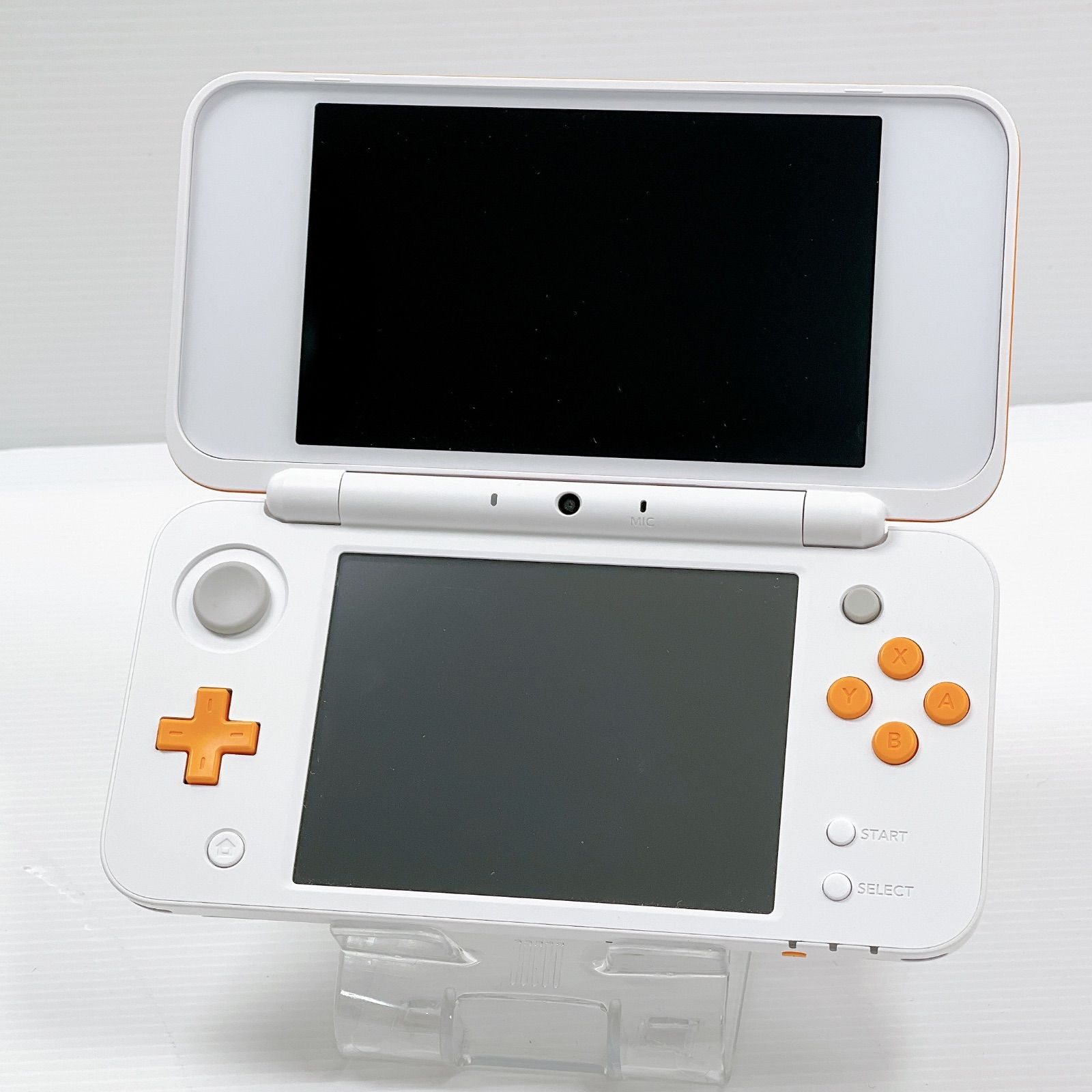 ★未使用品★極美品Newニンテンドー2DS LL ホワイト×オレンジ生産終了 極美品 new ニンテンドー 2DS LL ホワイトオレンジ 遊べるセット
