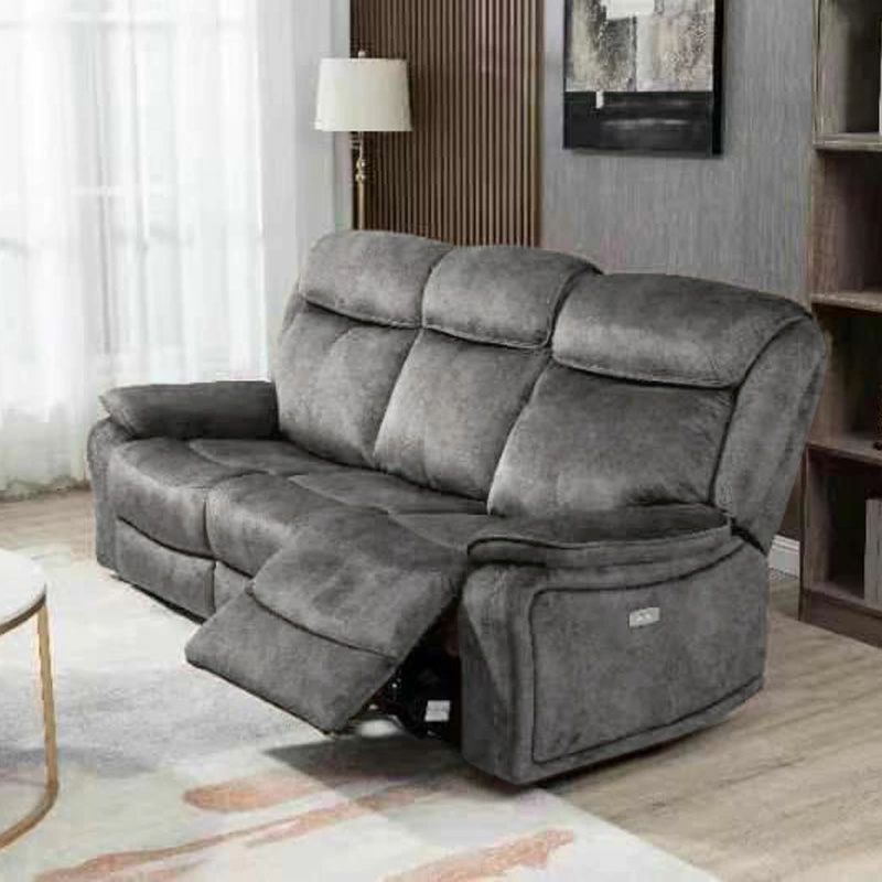 電動リクライニング　ソファ　3人掛け　ハイバック仕様　フットレス　ファブリック 楽天市場】電動リクライニングソファー 3人掛け ハイバック