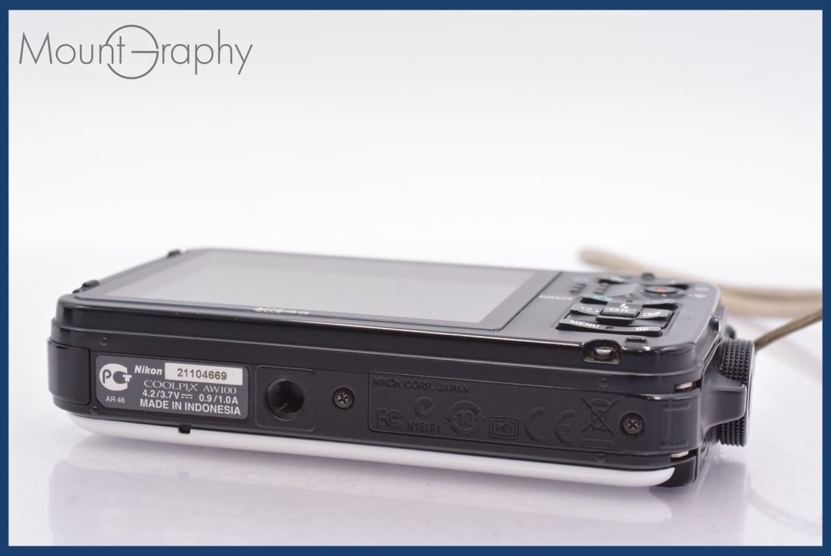 ☆極上美品☆ ニコン Nikon COOLPIX AW 100 5x バッテリー、充電器付属  