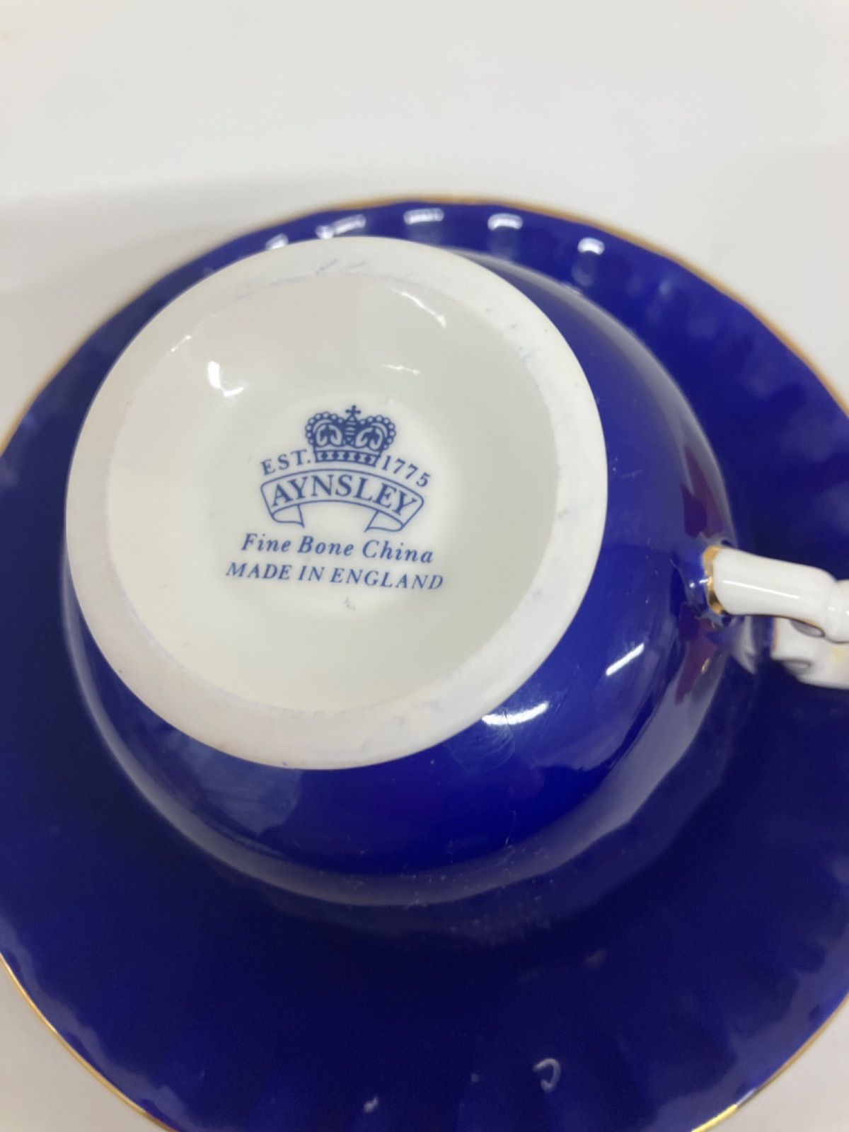 AYNSLEY エインズレイ ティーカップ & ソーサー セット イギリス製